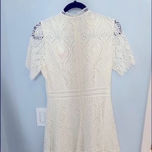Bb Dakota white lace dress